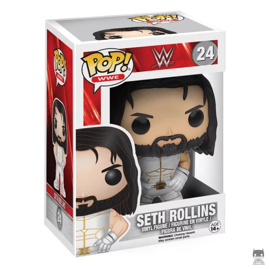 Figura Funko Pop! Seth Rollins en su caja
