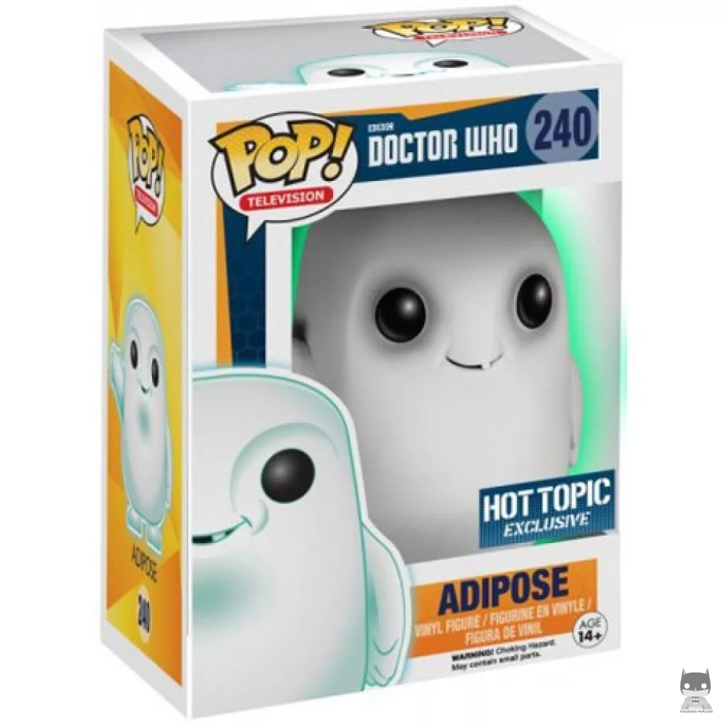 Figura Funko Pop! Adipose (Brilla en la oscuridad) en su caja
