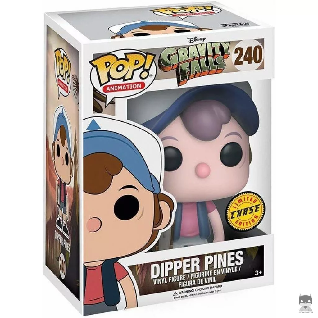 Figura Funko Pop! Dipper Pines (Chase) en su caja