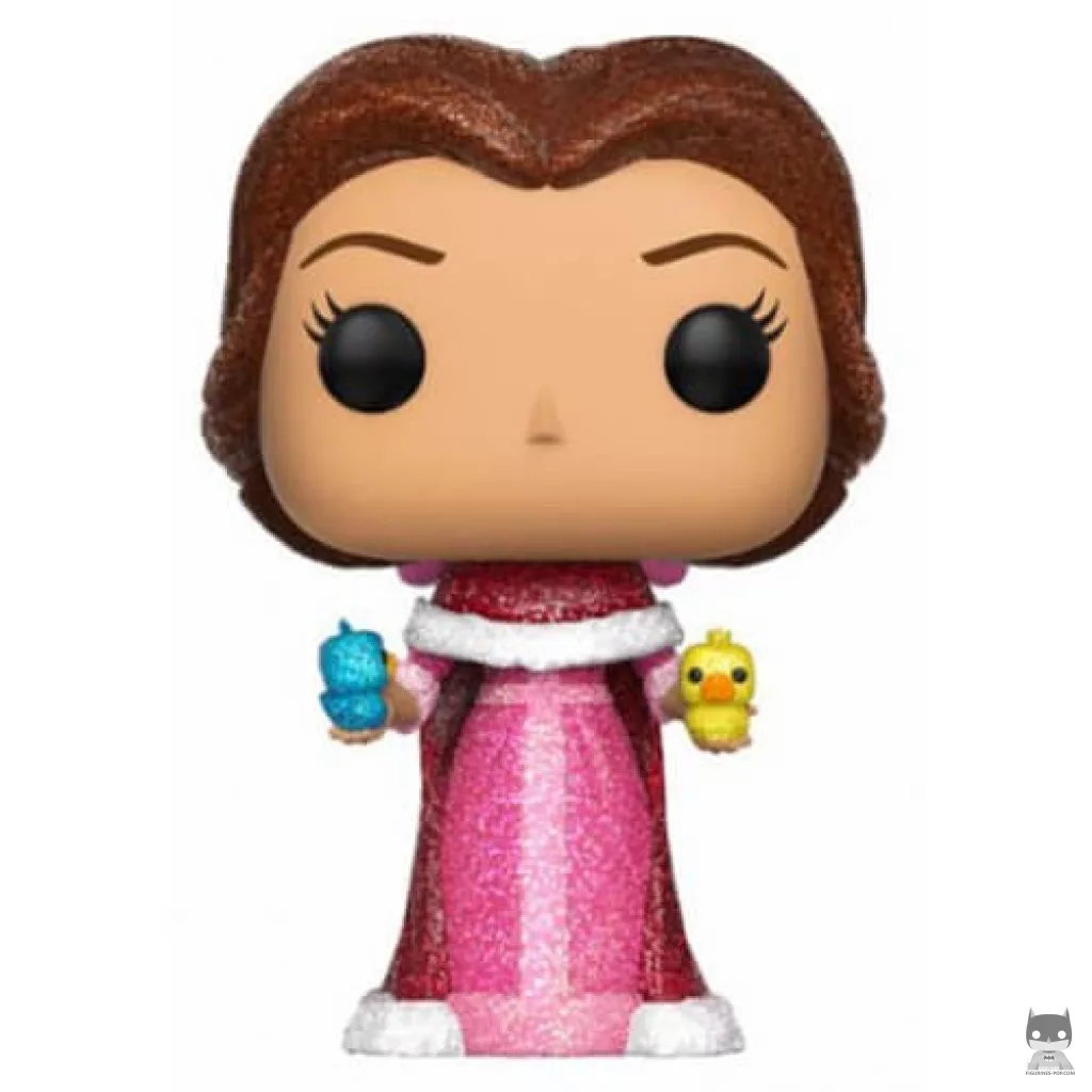 Figura Funko Pop! Bella con pájaros (Purpurina de diamante) (La bella y la bestia)