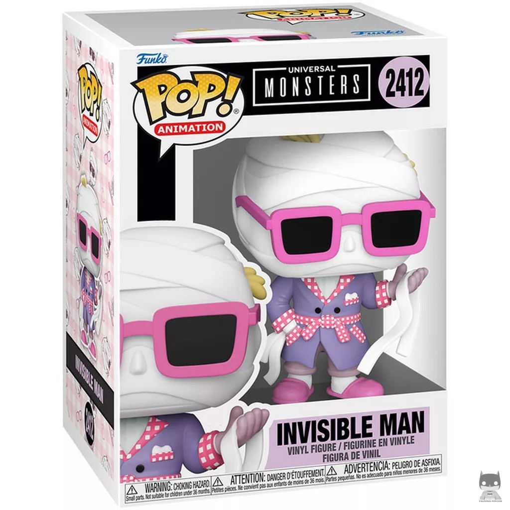 Figura Funko Pop! El hombre invisible (Anime) en su caja