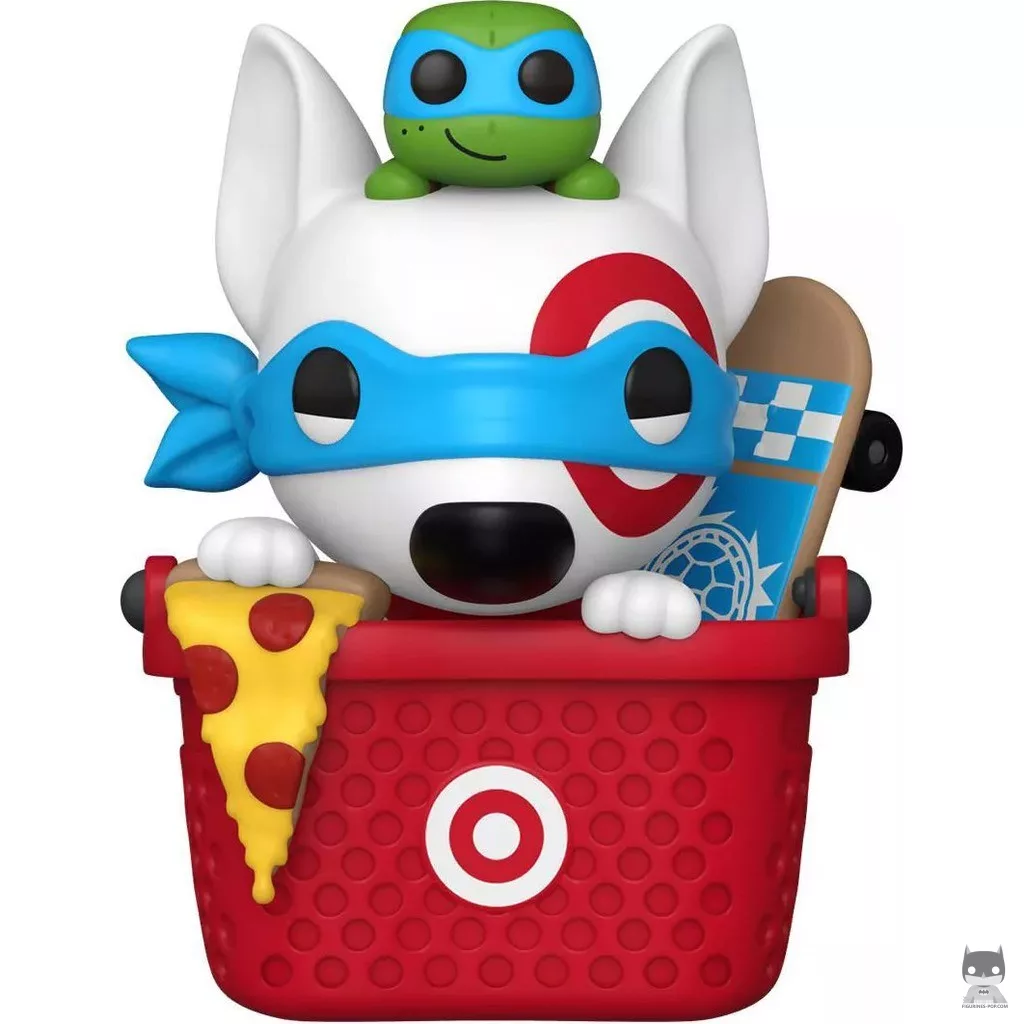 Figura Funko Pop! Bullseye de Target con máscara ninja y Leo (Tortugas Ninja)