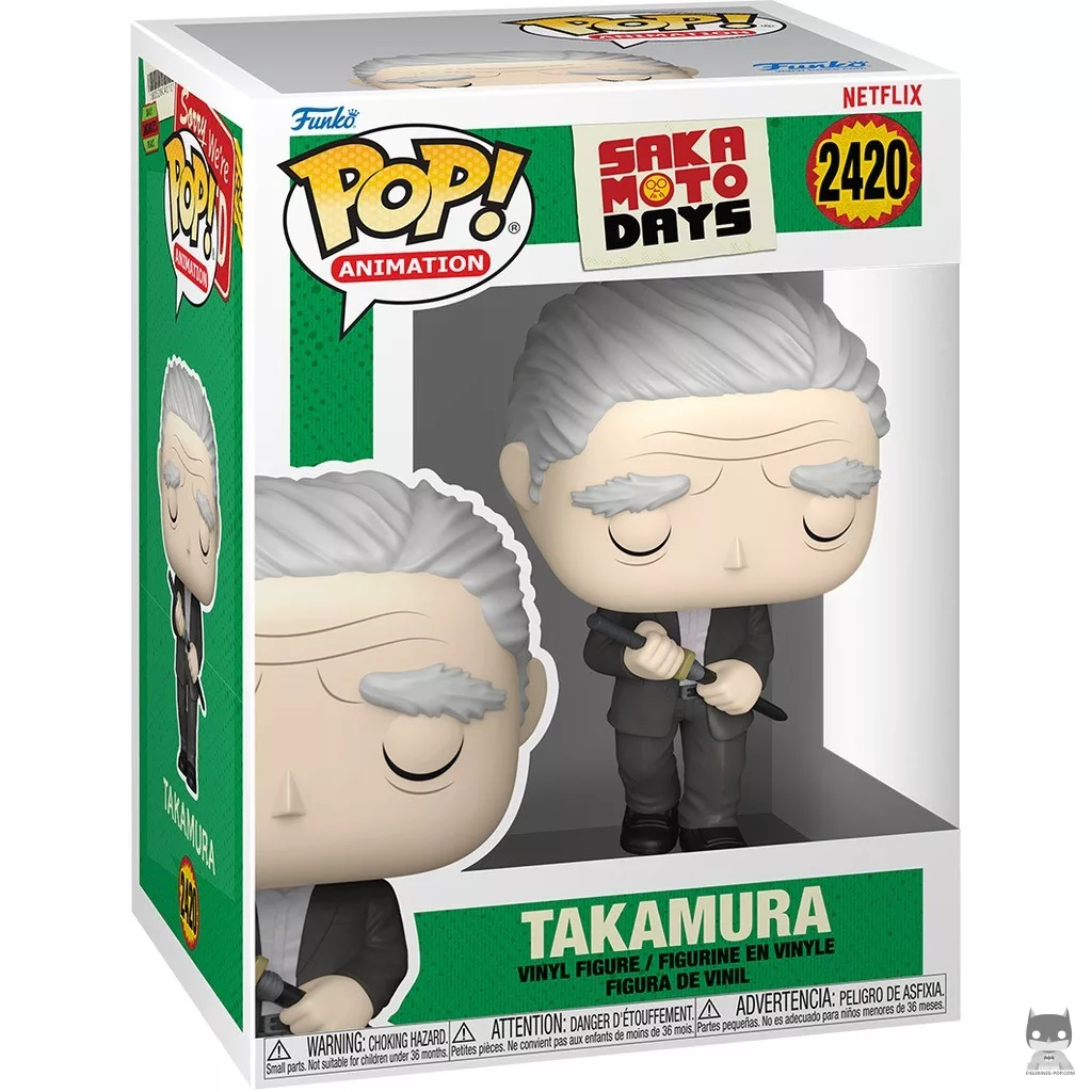 Figura Funko Pop! Takamura en su caja