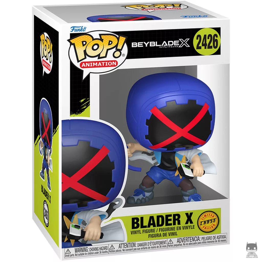Figura Funko Pop! Blader X (Chase) en su caja