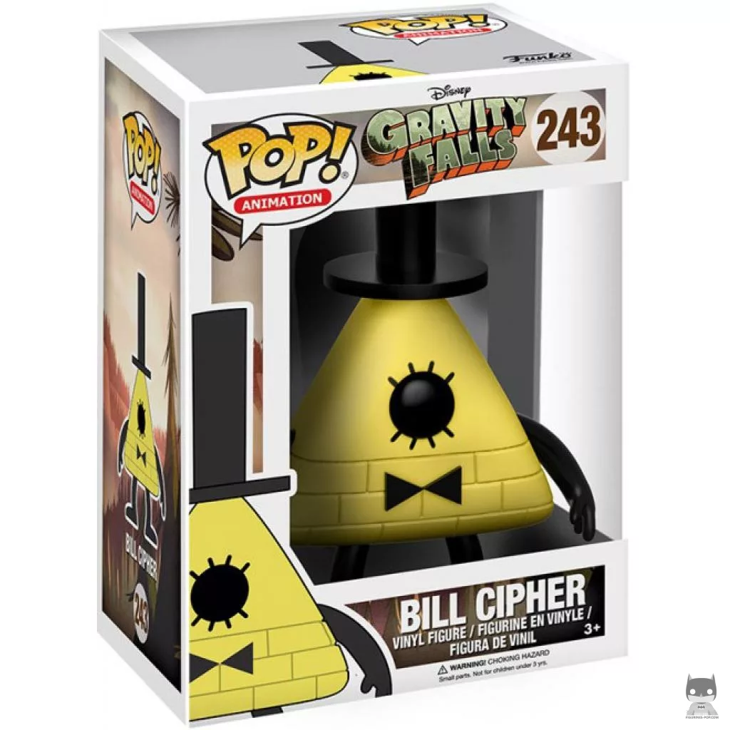 Figura Funko Pop! Bill Cipher en su caja