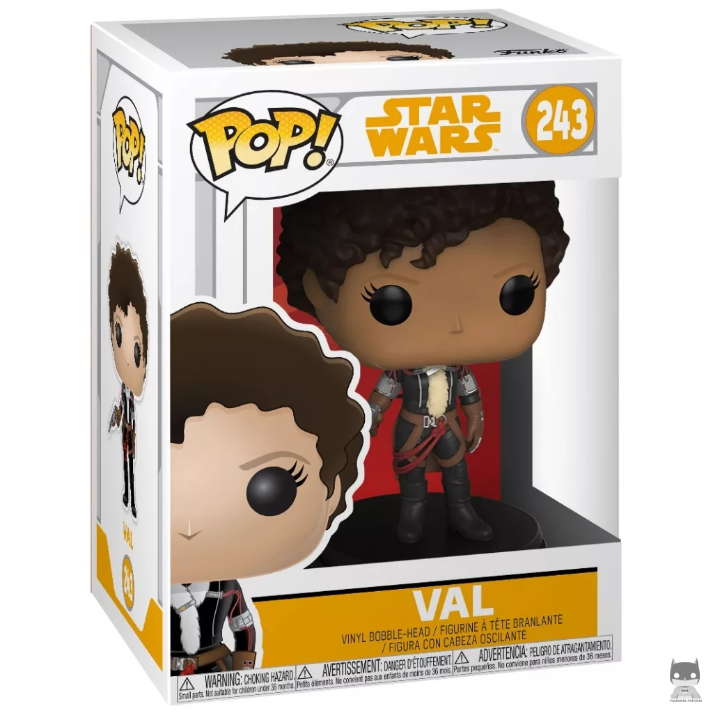Figura Funko Pop! Val en su caja