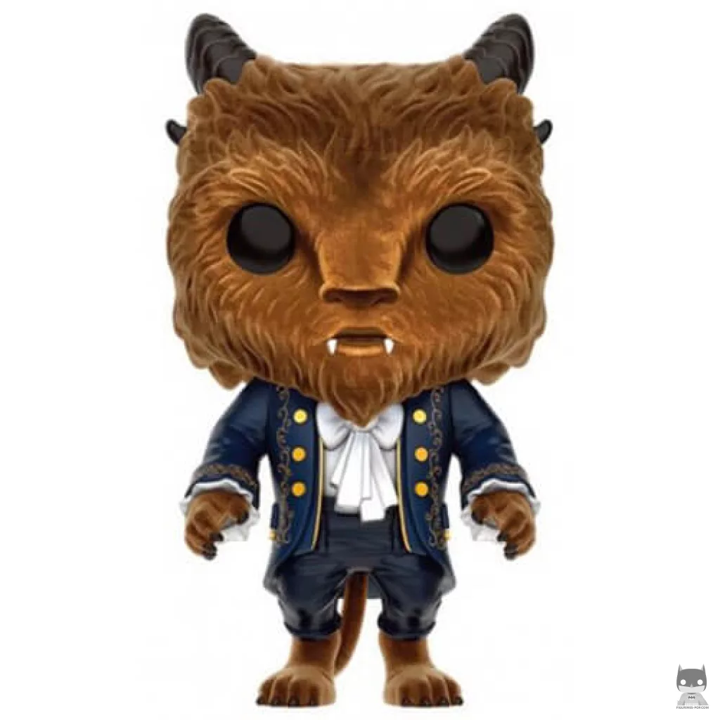 Figura Funko Pop! Bestia (Flocado) (La bella y la bestia)