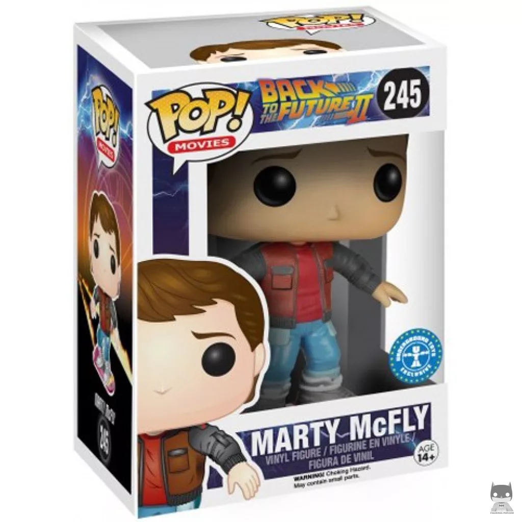 Figura Funko Pop! Marty McFly en su caja
