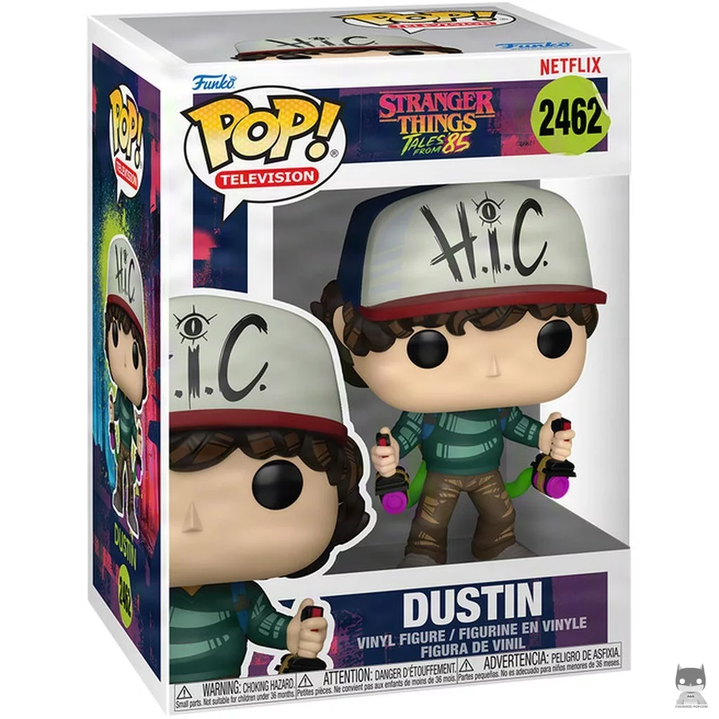 Figura Funko Pop! Dustin en su caja