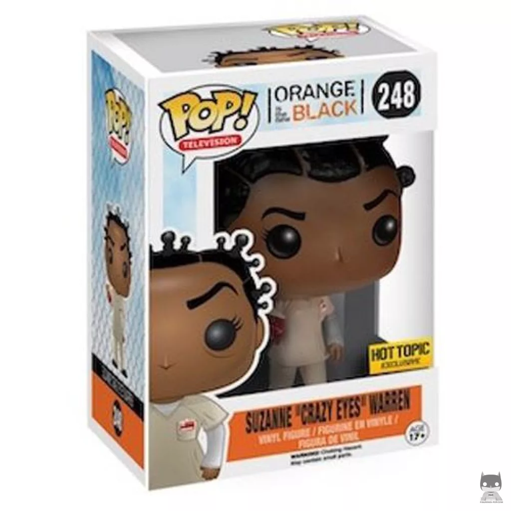 Figura Funko Pop! Suzanne "Crazy Eyes" Warren (con pastel) en su caja