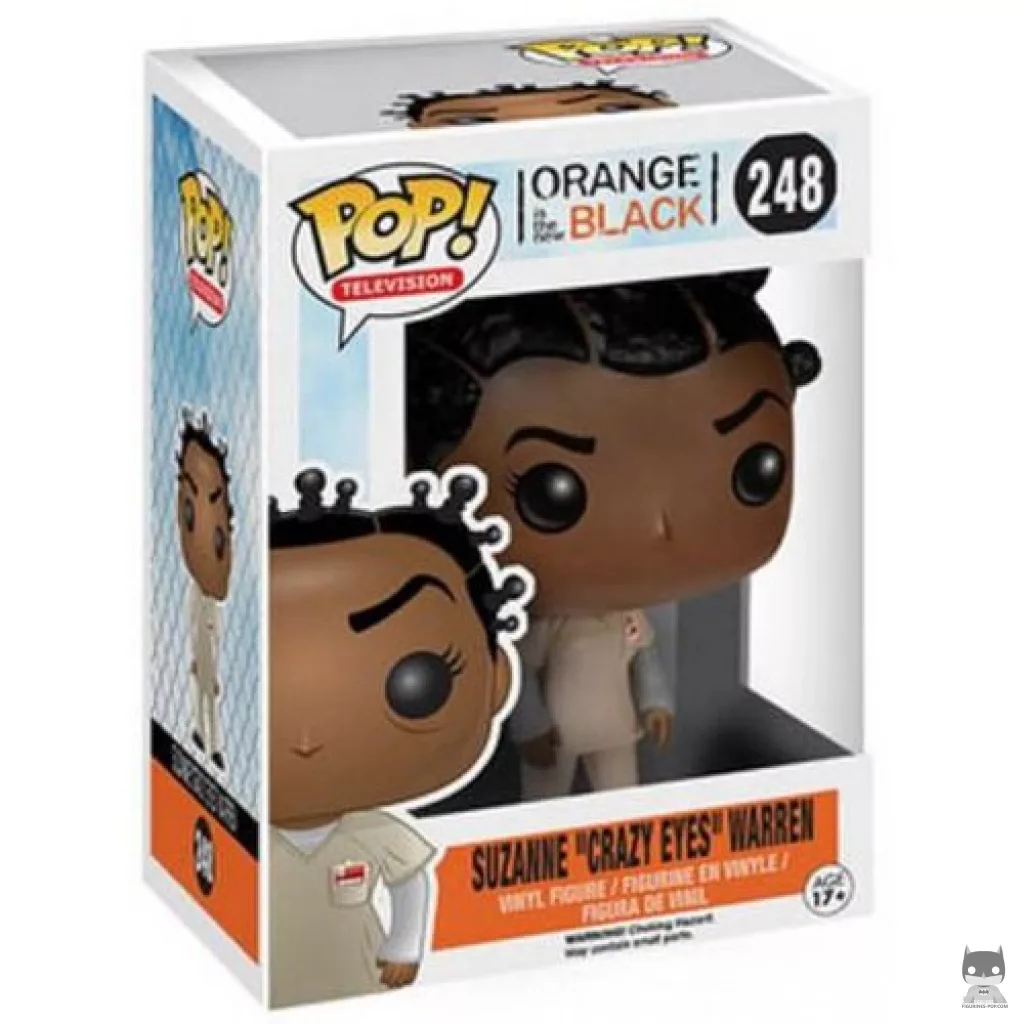 Figura Funko Pop! Suzanne "Crazy Eyes" Warren en su caja