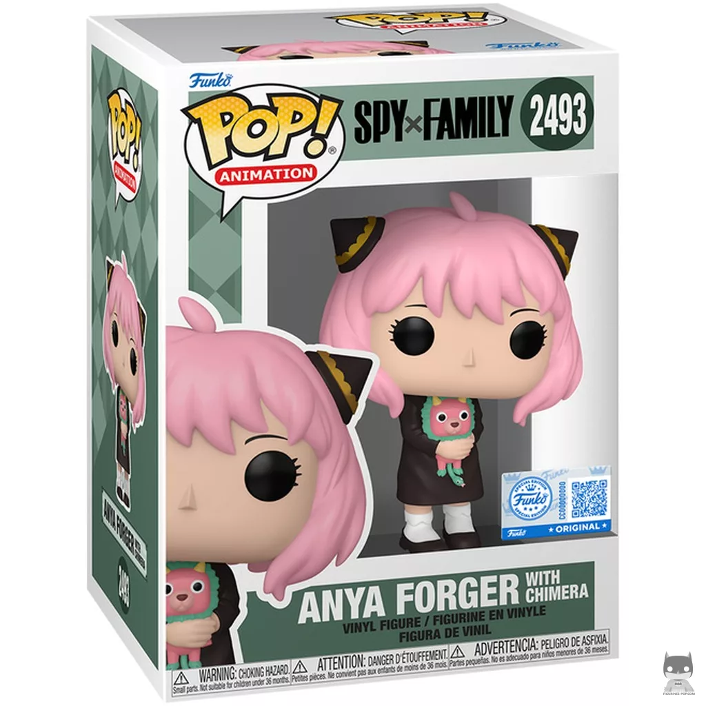 Figura Funko Pop! Anya Forger con Quimera en su caja