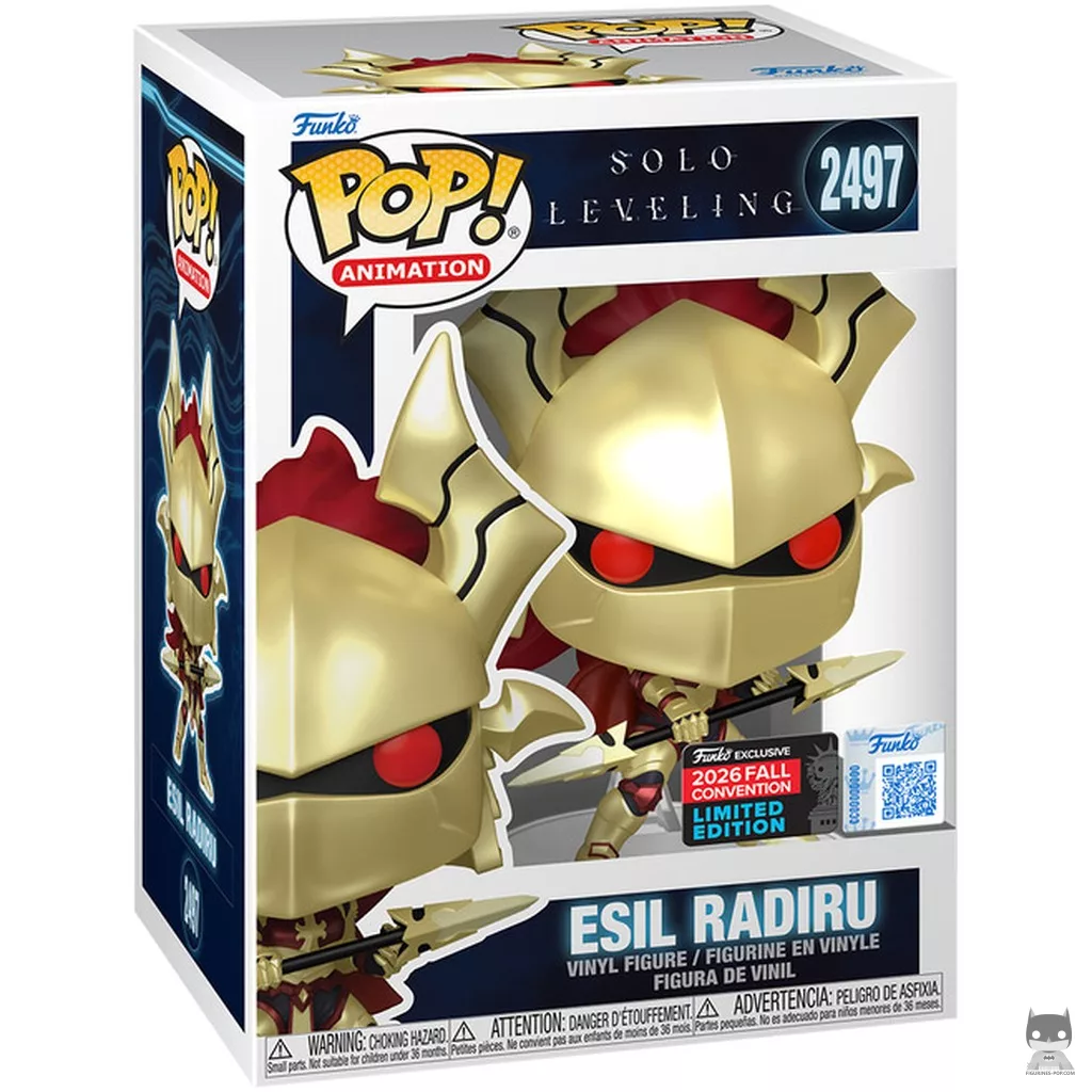 Figura Funko Pop! Esil Radiru en su caja