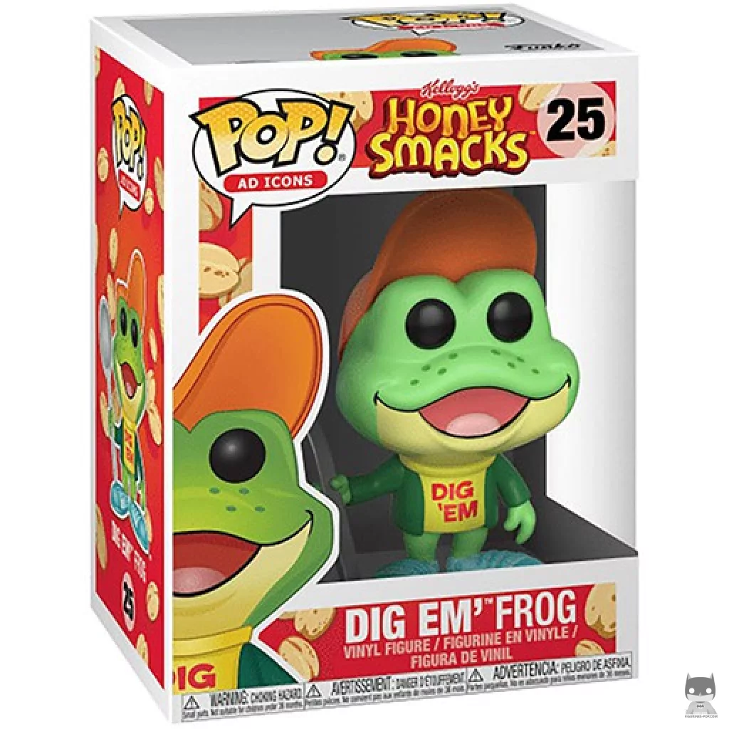 Figura Funko Pop! Dig Em' Frog en su caja