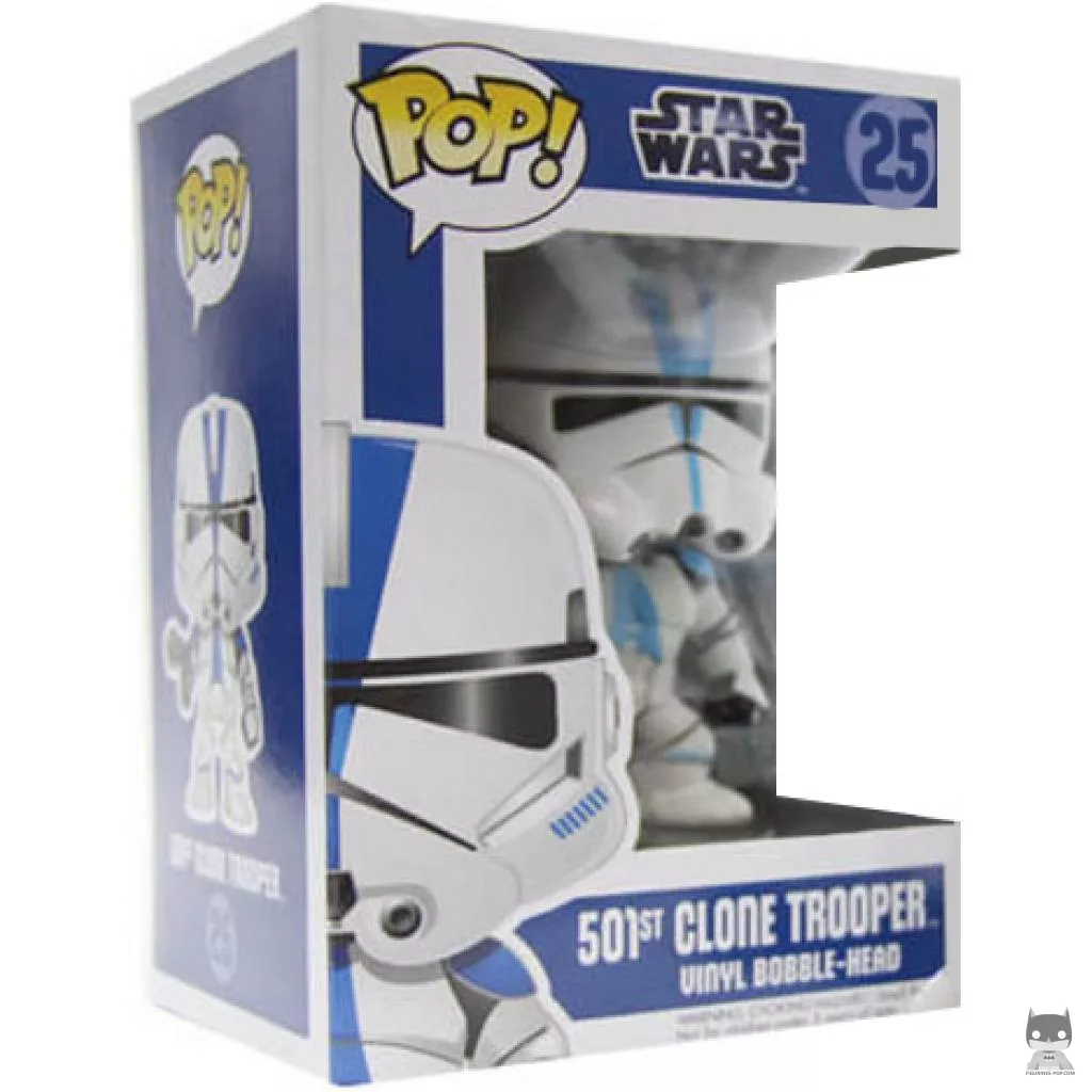 Figura Funko Pop! Clone Trooper de la 501 en su caja