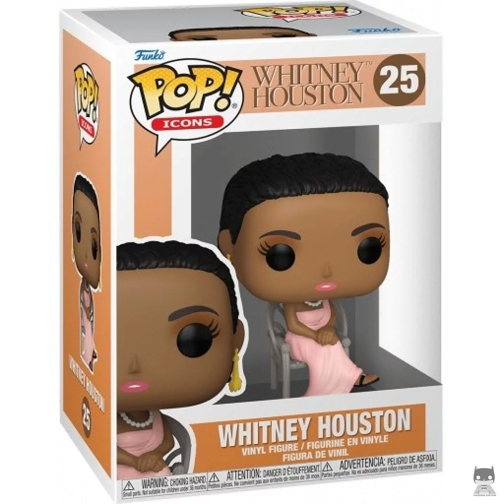 Figura Funko Pop! Whitney Houston en su caja
