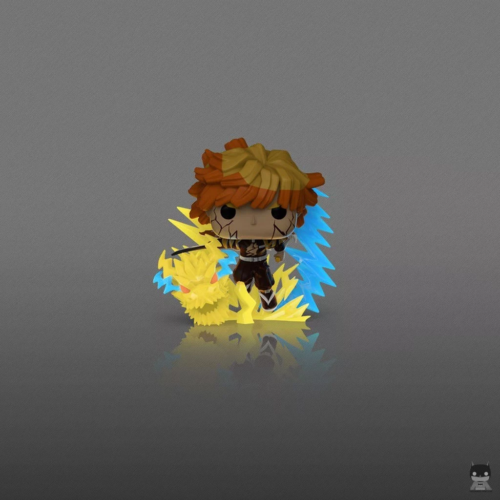 Figura Funko Pop! Zenitsu Agatsuma (Brilla en la oscuridad & Chase) (Demon Slayer)