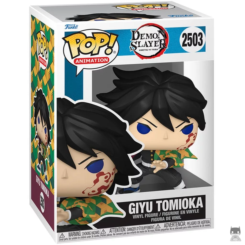 Figura Funko Pop! Giyu Tomioka en su caja