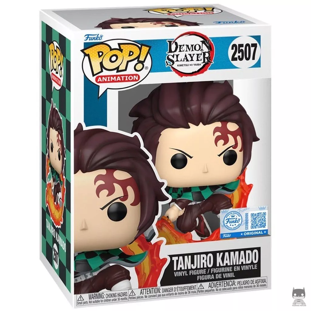 Figura Funko Pop! Tanjiro Kamado en su caja