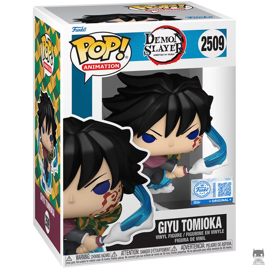 Figura Funko Pop! Giyu Tomioka en su caja