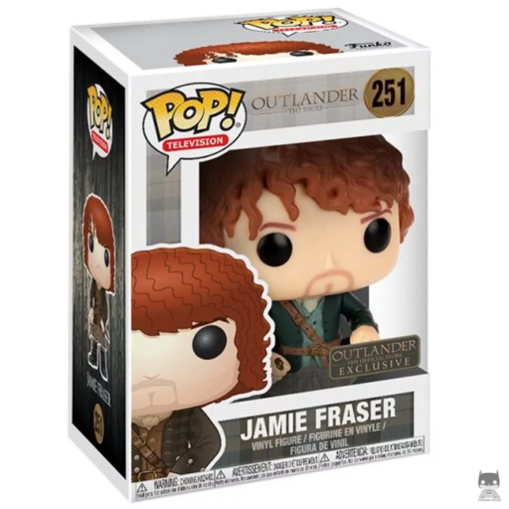 Figura Funko Pop! Jamie Fraser (Chaleco verde) en su caja