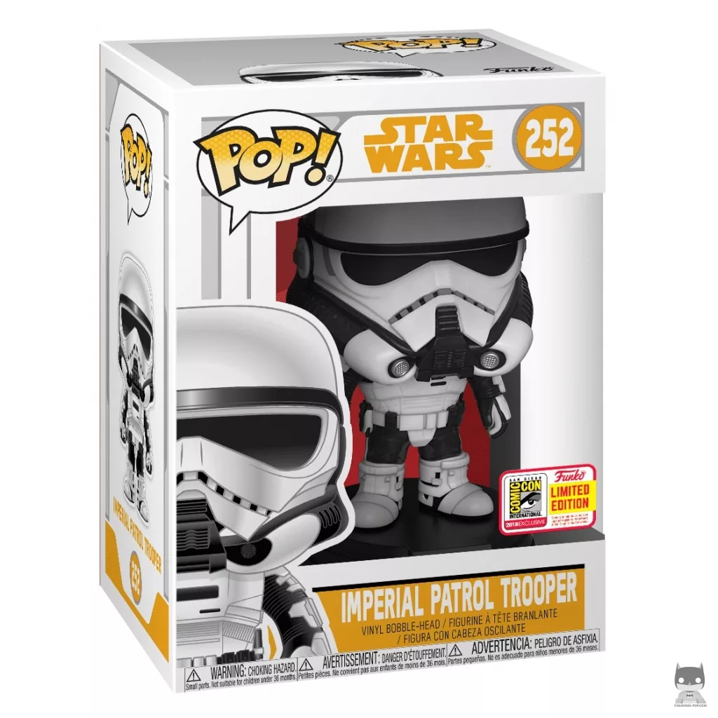 Figura Funko Pop! Soldado de patrulla imperial en su caja