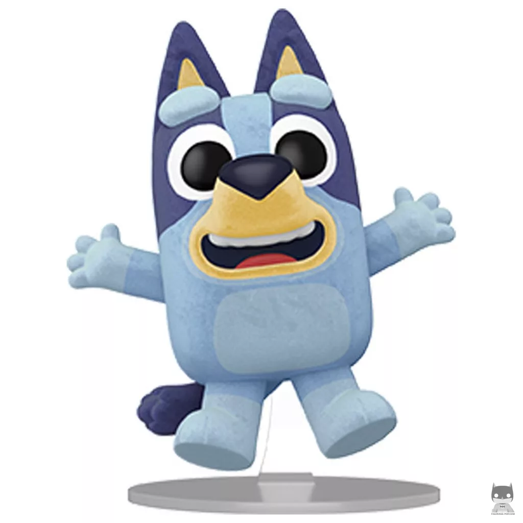 Figura Funko Pop! Bluey saltando (Flocado) (Bluey)