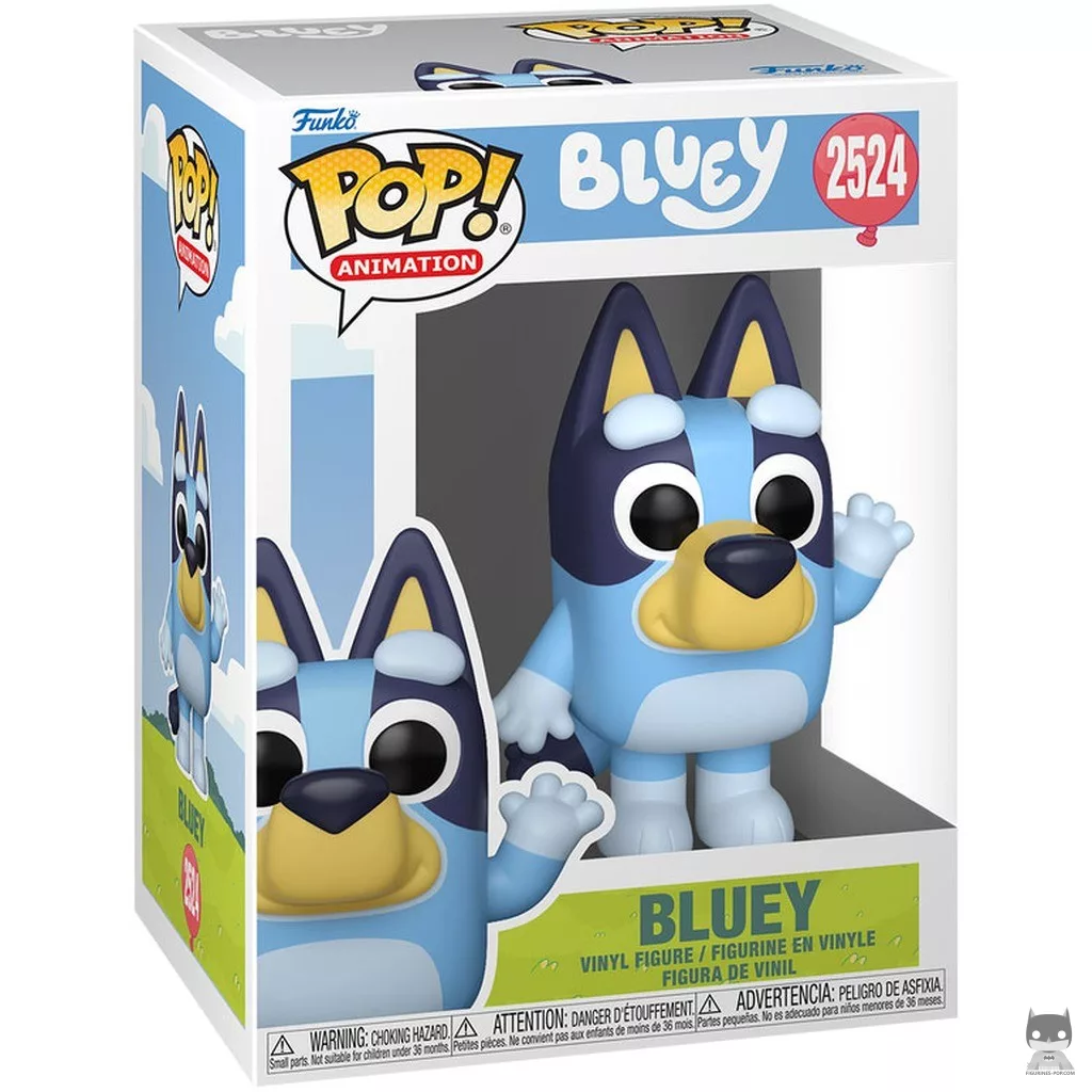 Figura Funko Pop! Bluey en su caja