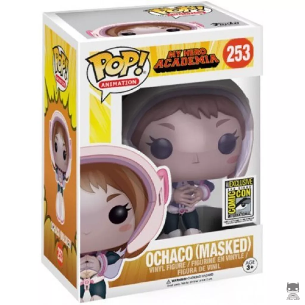 Figura Funko Pop! Ochaco (Con máscara) en su caja