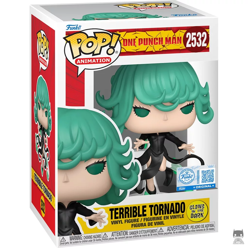 Figura Funko Pop! Terrible Tornado (Brilla en la oscuridad) en su caja