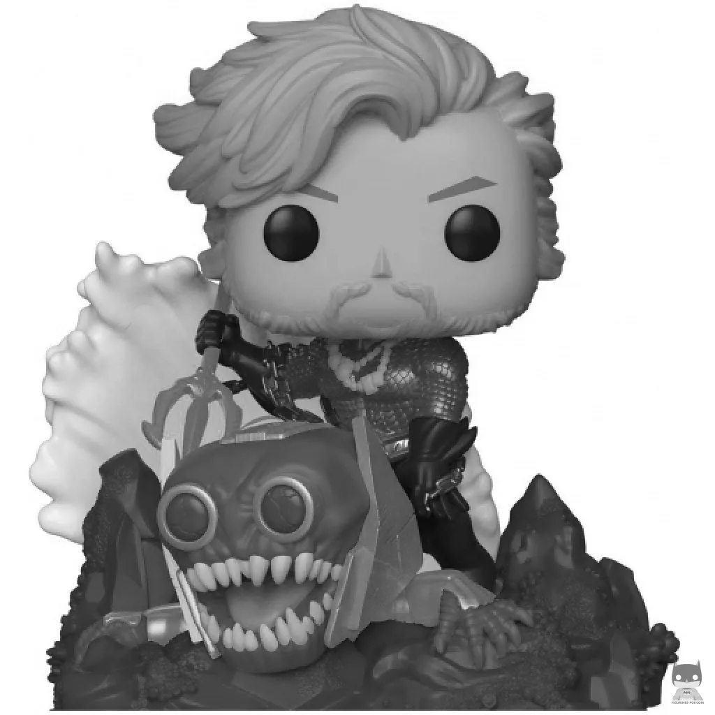 Figura Funko Pop! Aquaman (Blanco y negro) (DC Jim Lee Deluxe)
