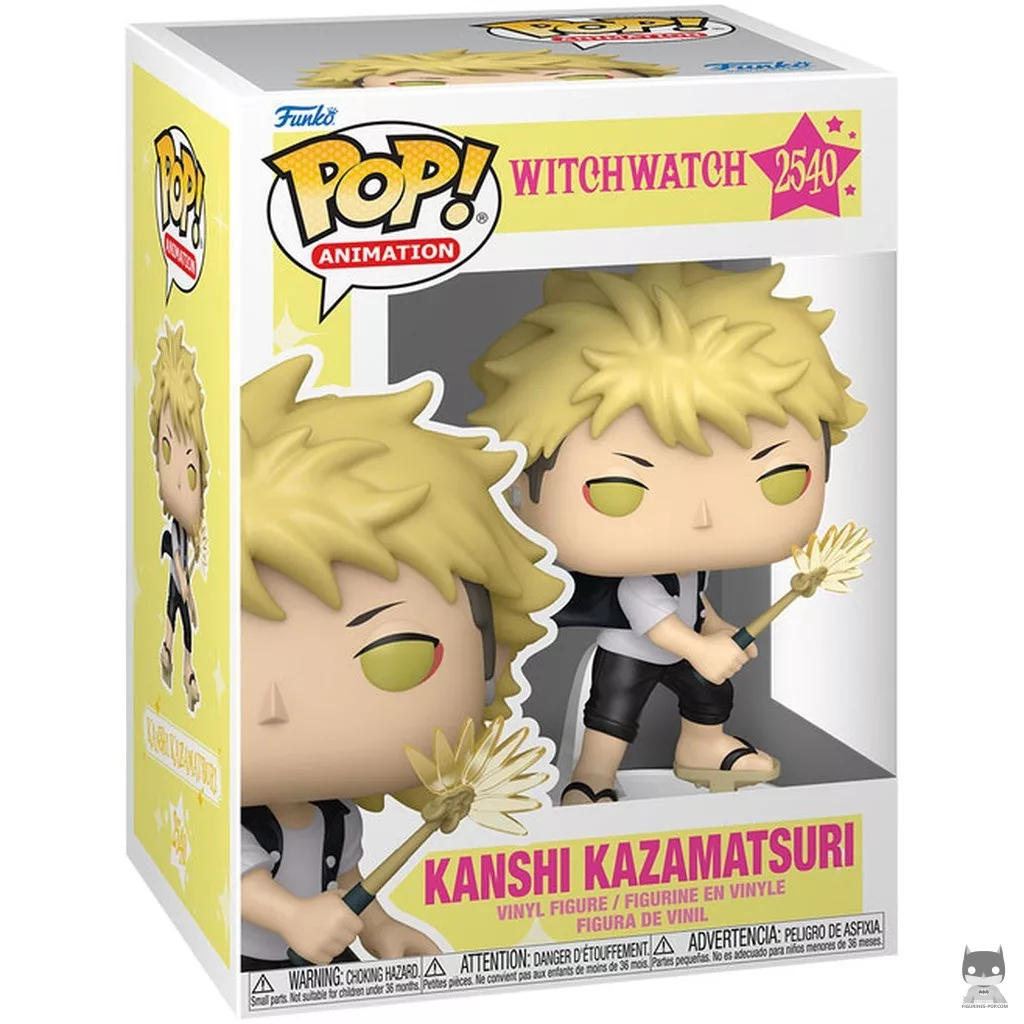 Figura Funko Pop! Kanshi Kazamatsuri en su caja