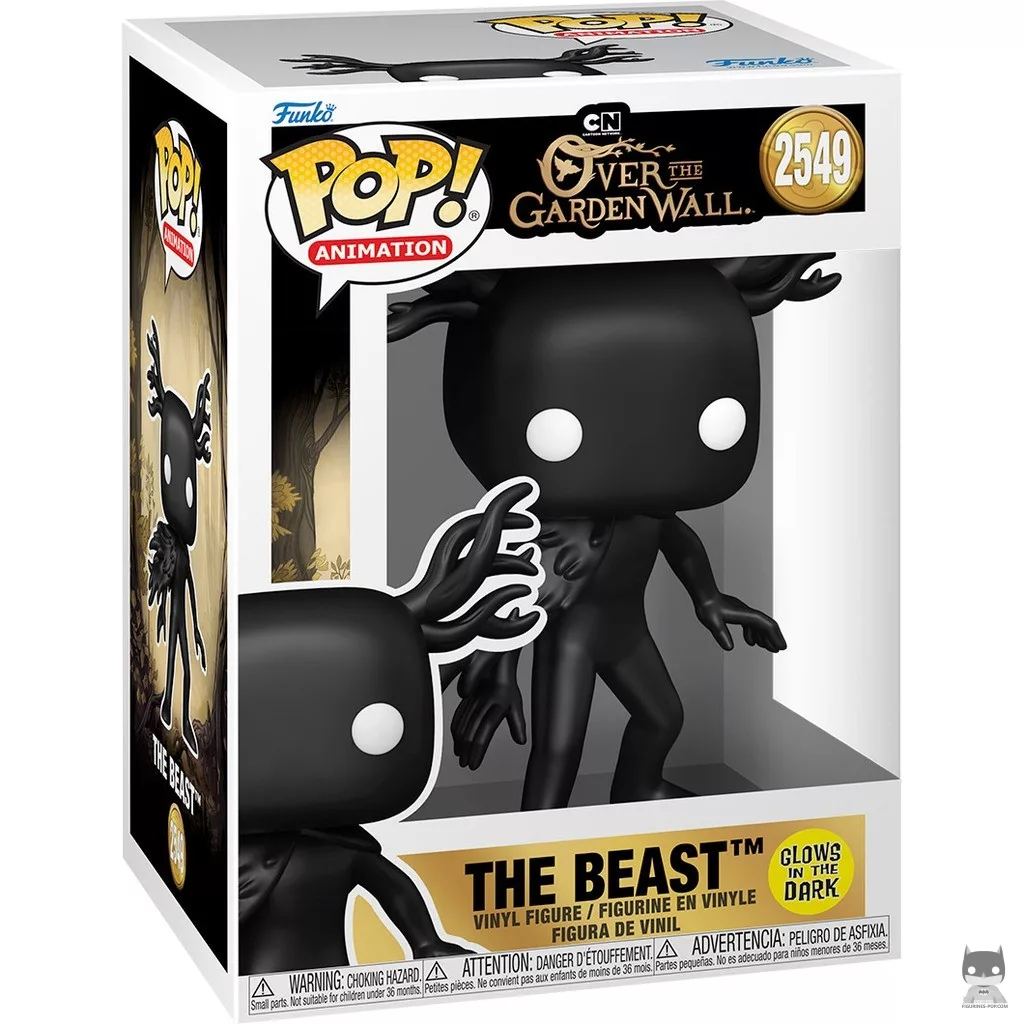 Figura Funko Pop! La Bestia (Brilla en la oscuridad) en su caja