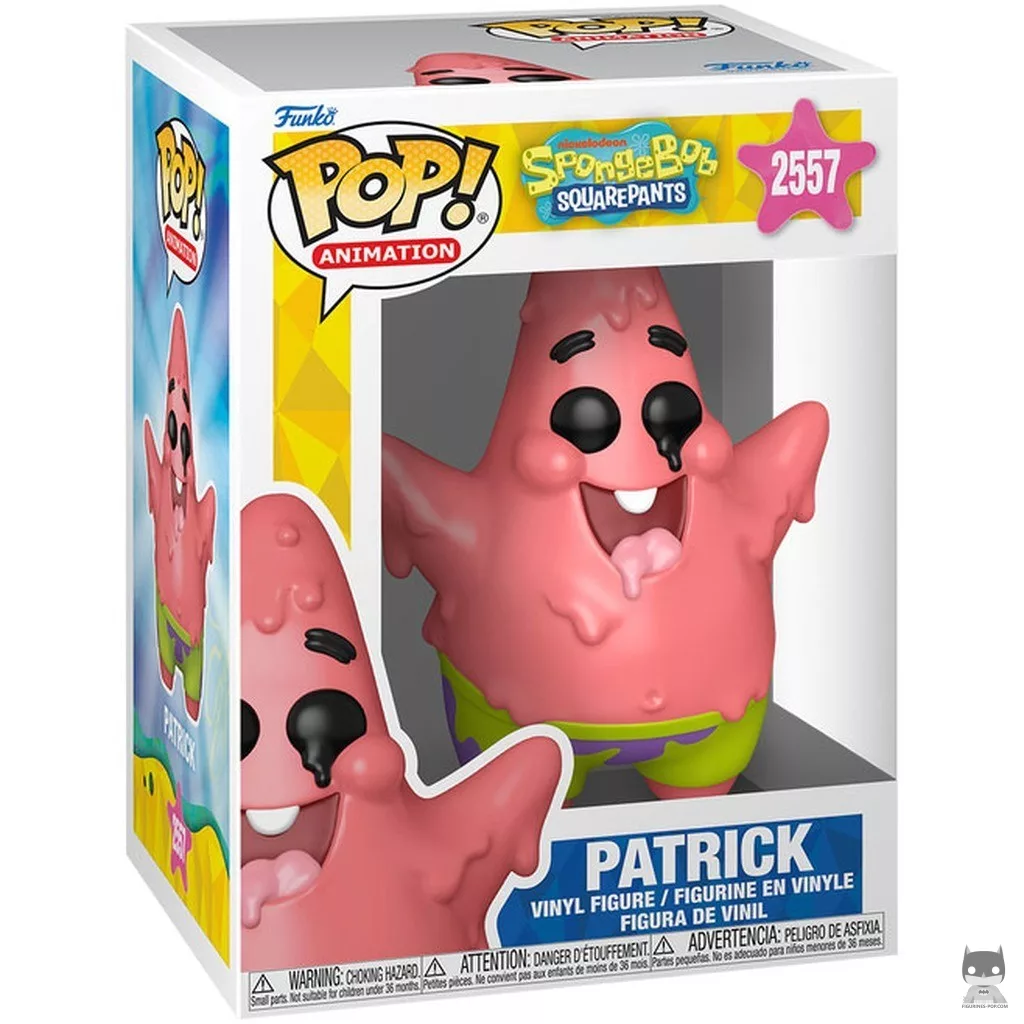 Figura Funko Pop! Patricio Estrella (Derritiéndose) en su caja