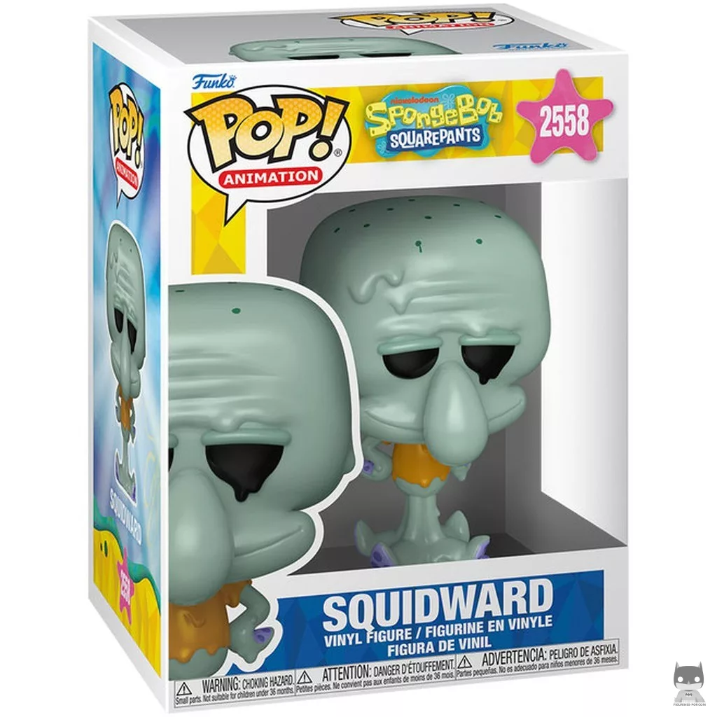 Figura Funko Pop! Calamardo (Derritiéndose) en su caja