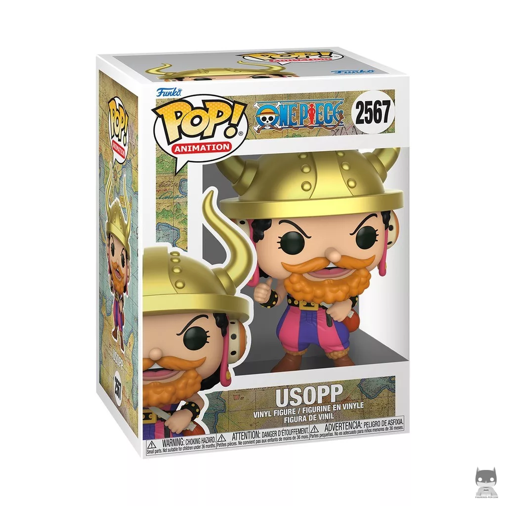 Figura Funko Pop! Usopp (Atuendo de Elbaf) en su caja