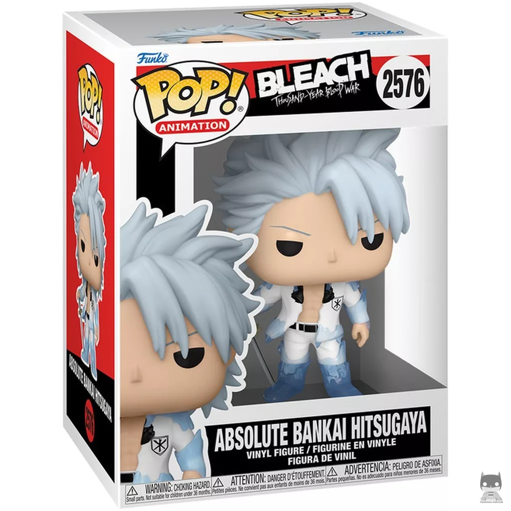 Figura Funko Pop! Hitsugaya Bankai absoluto en su caja