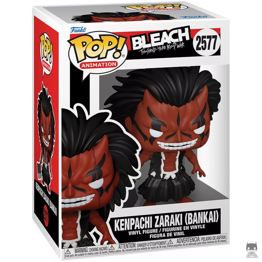 Figura Funko Pop! Kenpachi Zaraki (Bankai) en su caja