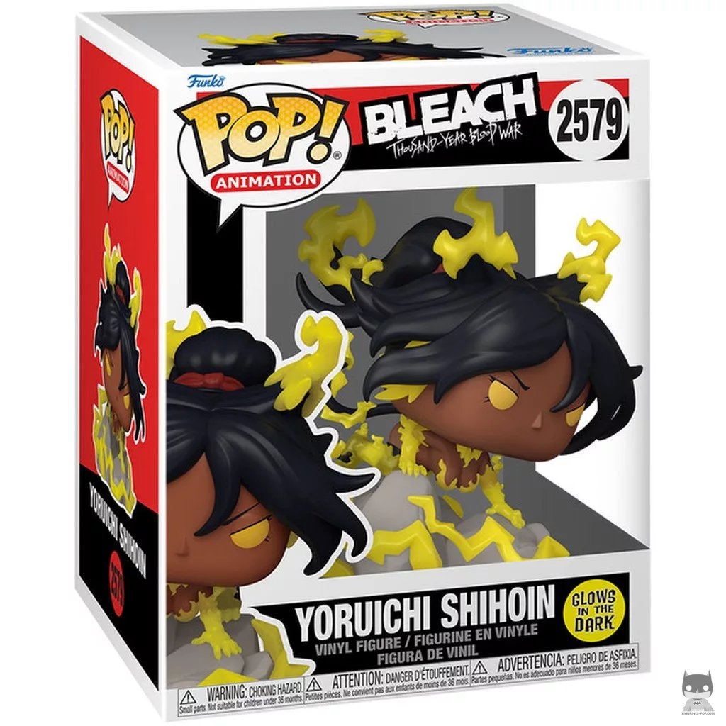 Figura Funko Pop! Yoruichi Shihouin (Brilla en la oscuridad) en su caja