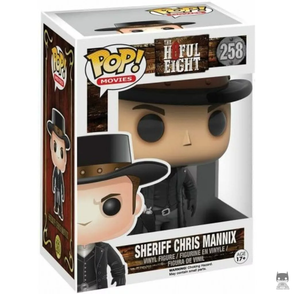 Figura Funko Pop! Chris Mannix "The Sheriff" en su caja
