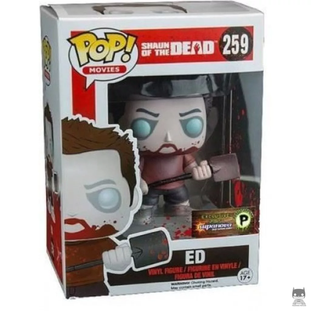Figura Funko Pop! Ed zombi en su caja