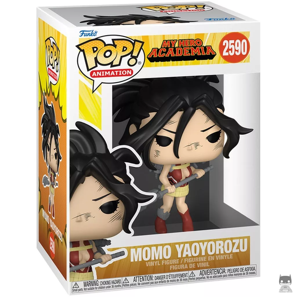 Figura Funko Pop! Momo Yaoyorozu en su caja