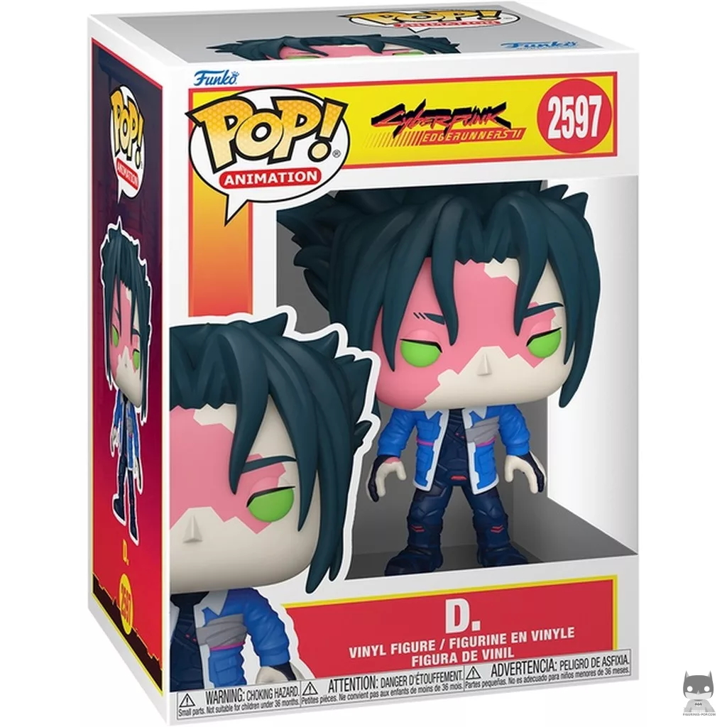 Figura Funko Pop! D. en su caja