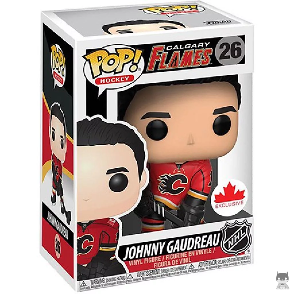 Figura Funko Pop! Johnny Gaudreau en su caja