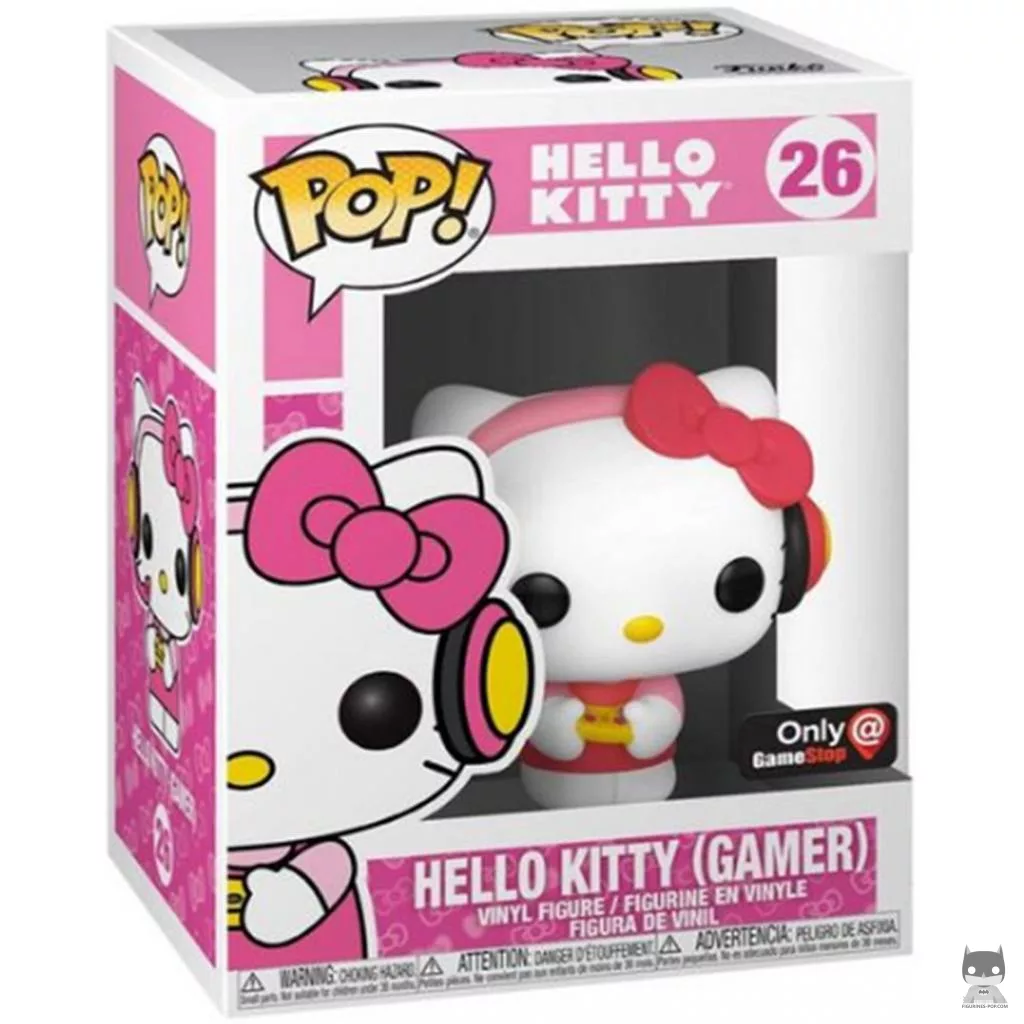 Figura Funko Pop! Hello Kitty gamer en su caja