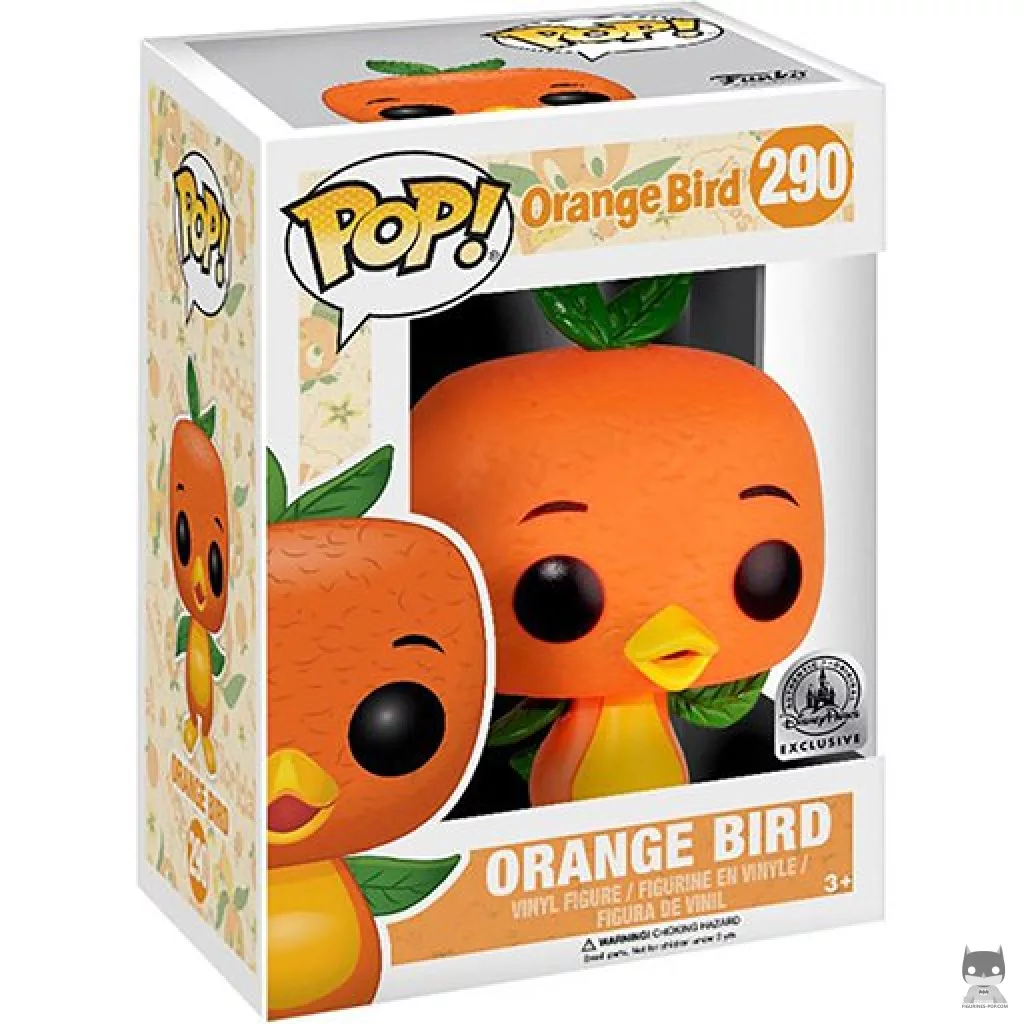 Figura Funko Pop! Pájaro Naranja en su caja