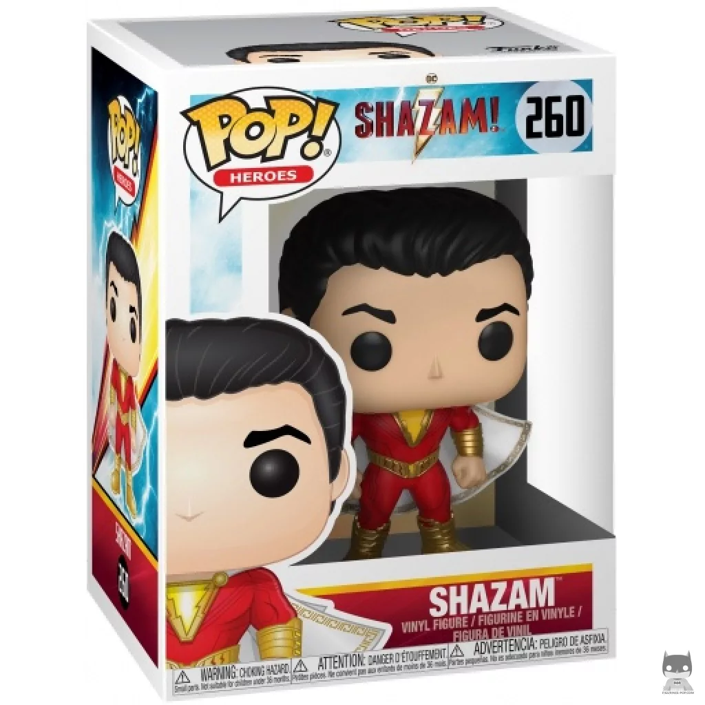 Figura Funko Pop! Shazam en su caja