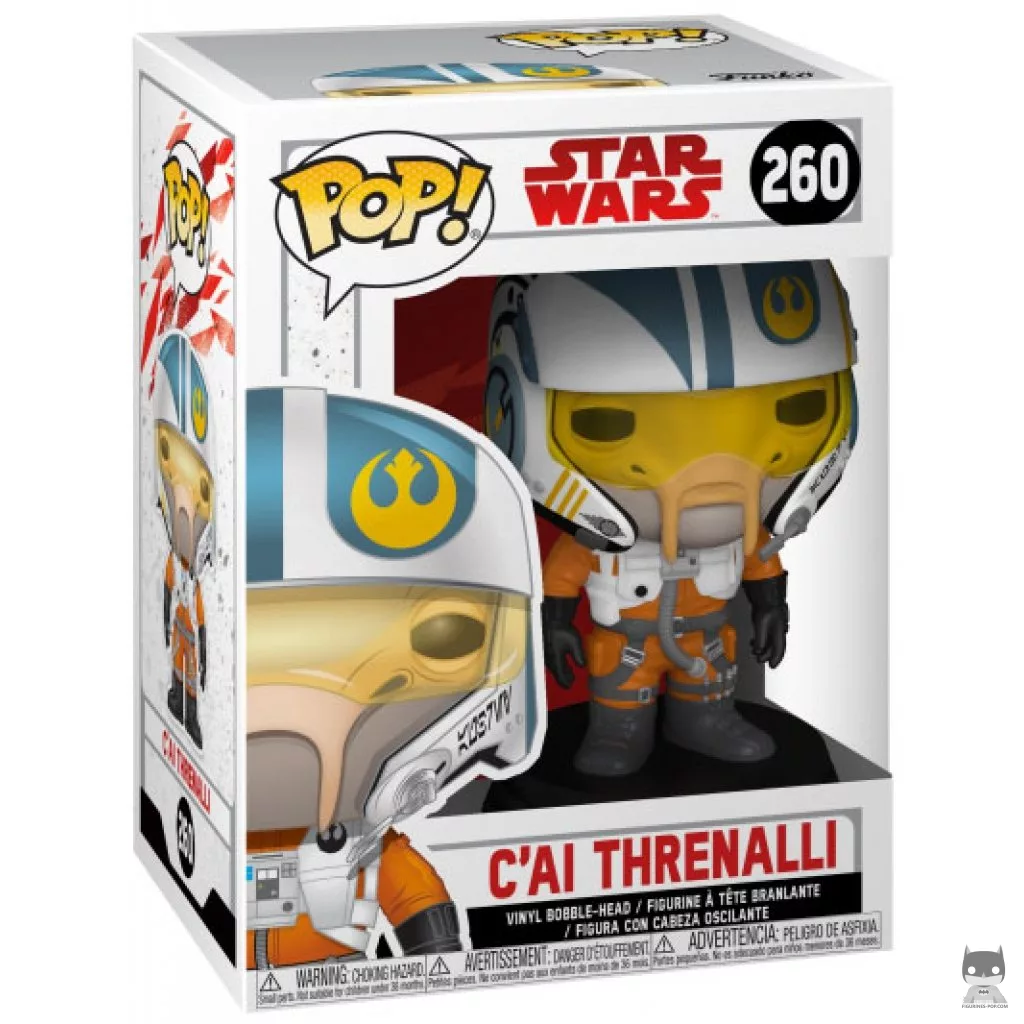 Figura Funko Pop! C'ai Threnalli en su caja