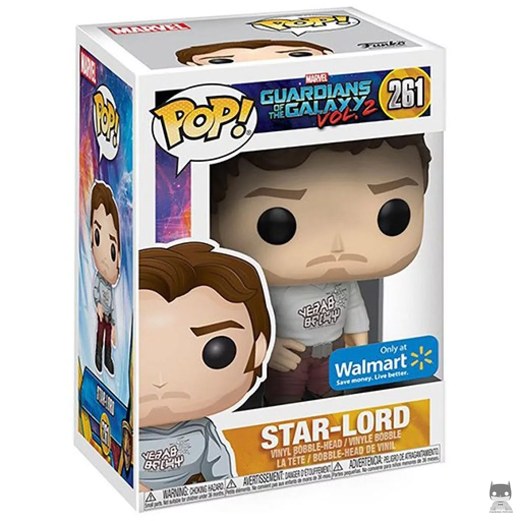 Figura Funko Pop! Star-Lord en su caja