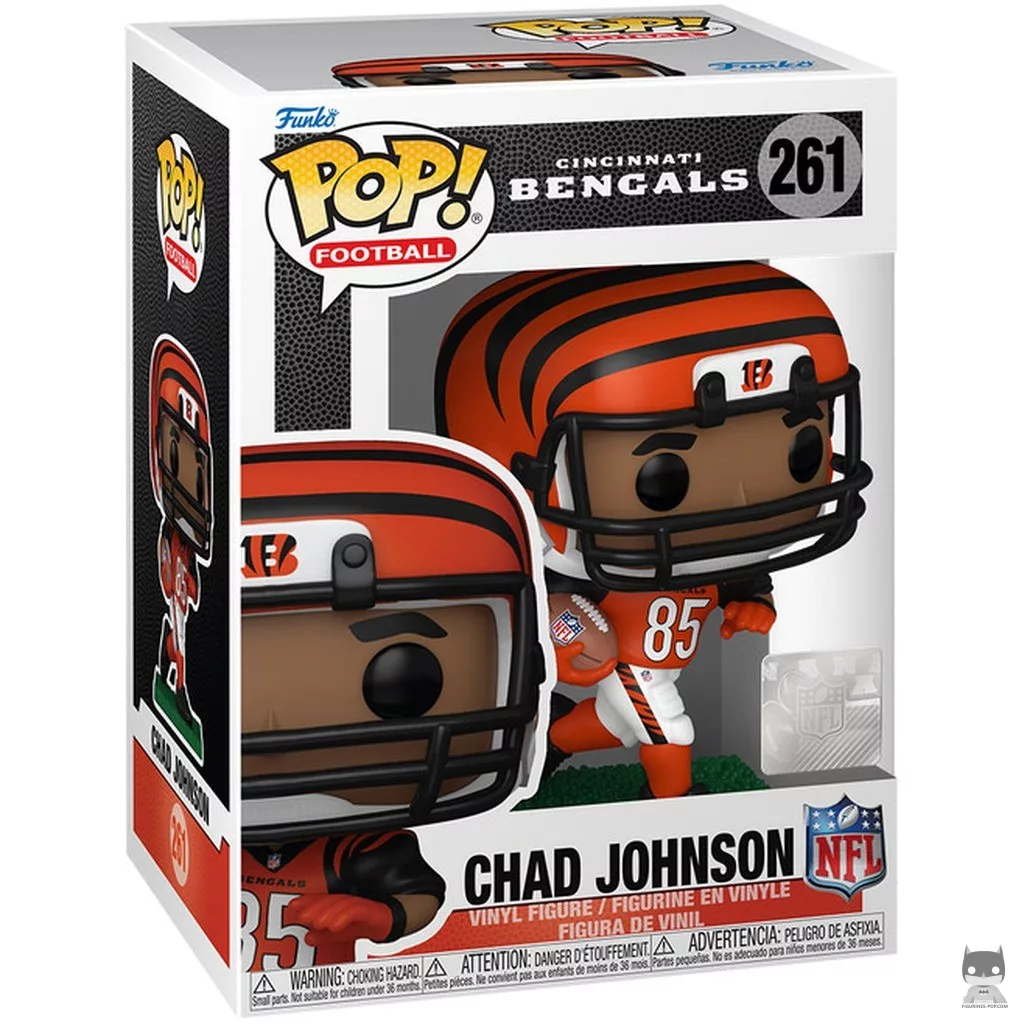 Figura Funko Pop! Chad Johnson en su caja